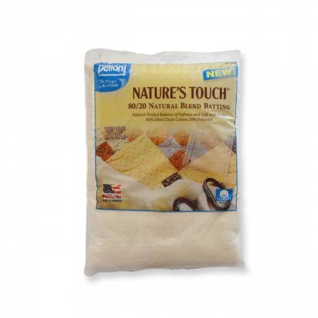 EB-7290 Pellon Natures Touch Natural Blend 80/20 Batting Twin-sized 72in x 90in - Pellon