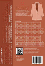 Load image into Gallery viewer, Heather Blazer - XS to 7X - Intermediate  - Woven Fabrics - Friday Pattern Company
