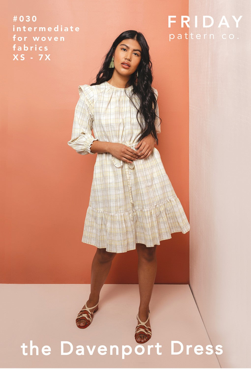 Davenport Dress - XS to 7X - Intermediate  - Woven Fabrics - FPC
