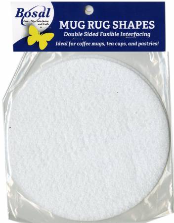MRS12CIRCLE Circle Mug Rug Craftex 8in - Bosal