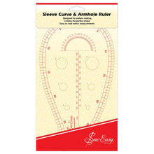 Load image into Gallery viewer, Sleeve Curve &amp; Armhole Ruler - Metric - Sew Easy
