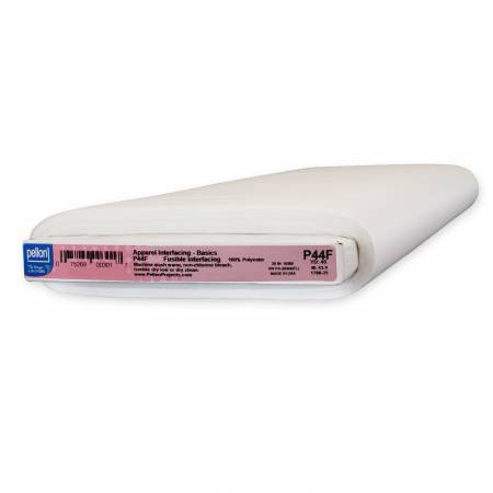 P44F - Lightweight Fusible Interfacing 20in - White - Pellon