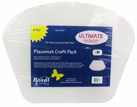 PM-7B Placemat Foam Craft Pack 14-1/4in x 18-1/2in Circular Table - Bosal