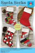 Load image into Gallery viewer, PQD-238 Santa Socks
