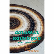 Load image into Gallery viewer, RJD130 Colossal Round Rug &amp; Jelly Roll Rug
