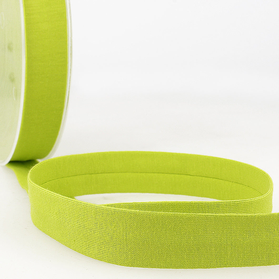 Anise Green (016) - Bias Binding - Cotton Jersey 20mm - Stephanoise