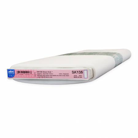 SK135 - Sheer Knit Fusible Tricot 20in - White - Pellon