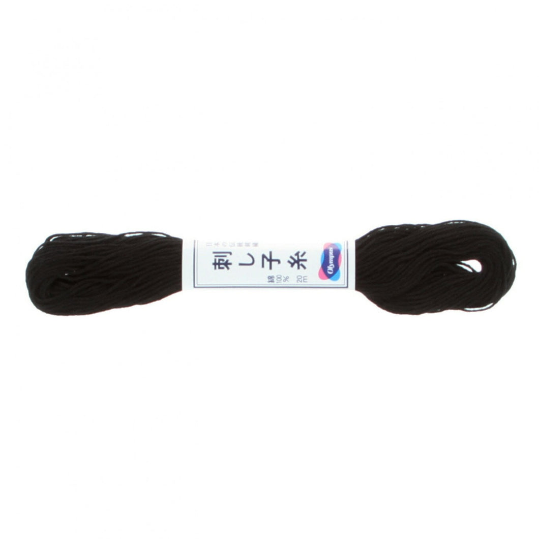 Olympus Sashiko Thread 20m (22yd) - Black