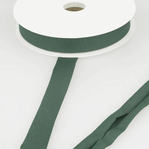 Dark Green (067) - Bias Binding - Stretch Jersey 20mm - Stephanoise