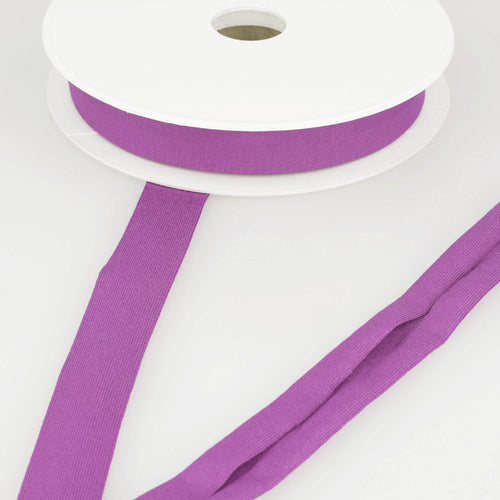 Purple (090) - Bias Binding - Stretch Jersey 20mm - Stephanoise