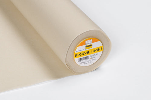 Decovil Light - Single-Sided Fusible -Light Stiffness/Leather Like Interfacing - Vlieseline