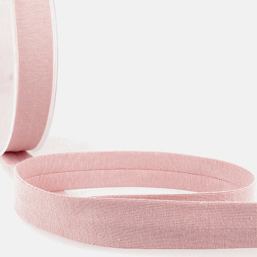 Antique Pink (077) - Bias Binding - Cotton Jersey 20mm - Stephanoise