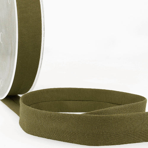 Khaki (053) - Bias Binding - Cotton Jersey 20mm - Stephanoise