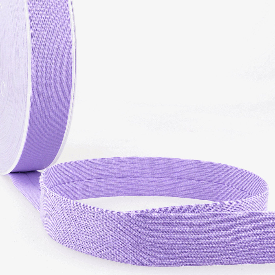 Mauve (088) - Bias Binding - Cotton Jersey 20mm - Stephanoise