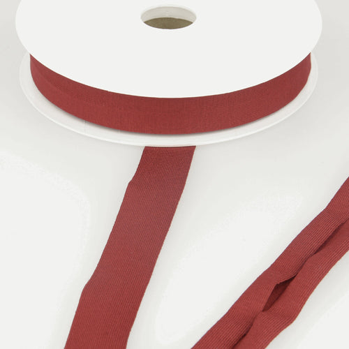 Dark Red (072) - Bias Binding - Stretch Jersey 20mm - Stephanoise