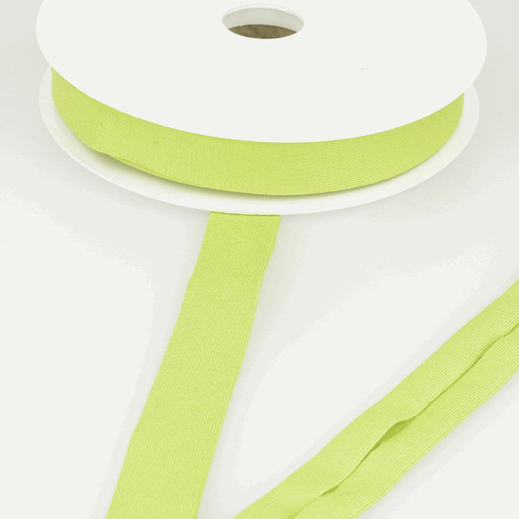 Lime (016) - Bias Binding - Stretch Jersey 20mm - Stephanoise