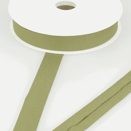 Olive (053) - Bias Binding - Stretch Jersey 20mm - Stephanoise