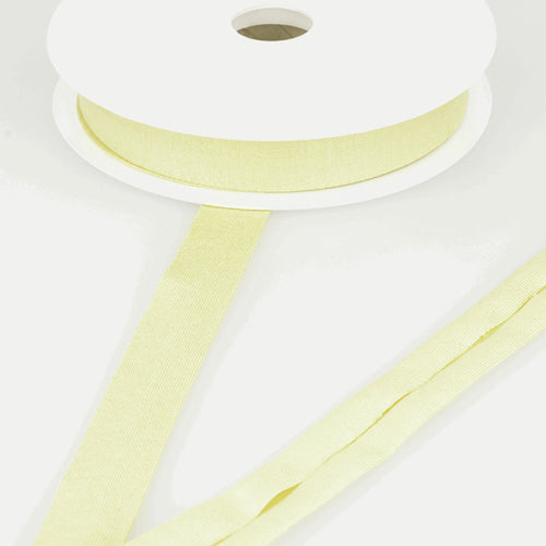 Pale Yellow (079) - Bias Binding - Stretch Jersey 20mm - Stephanoise