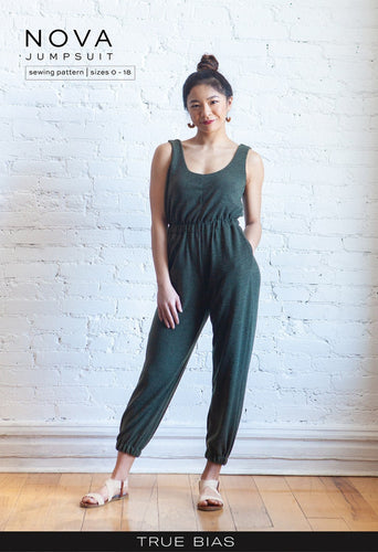 Nova Jumpsuit - TrueBias - 0-18 - Difficulty 2/5 - Knit Fabrics