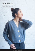 Load image into Gallery viewer, Marlo Sweater - TrueBias - 0-18 - Difficulty 2/5 - knit Fabrics
