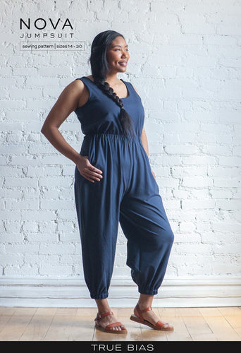 Nova Jumpsuit - TrueBias - 14-30 - Difficulty 2/5 - Knit Fabrics