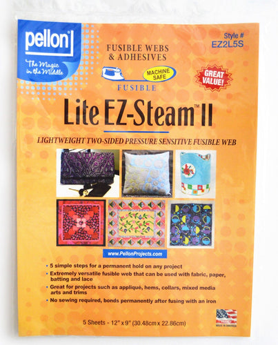 EZ2L5S Pellon EZ Steam II Lite 12in x 9in 5pk