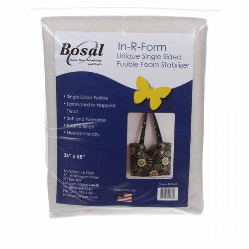 495S-36 In-R-Form Single Sided Fusible Foam Stabilizer Off White 58in x 36in