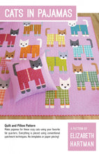 Load image into Gallery viewer, Cats in Pajamas - Quilt and Pillow Pattern by Elizabeth Hartman
