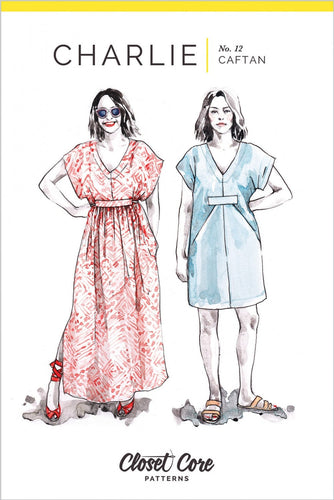 Charlie Caftan (12) - Sewing Pattern - Closet Core - Sizes 0-20