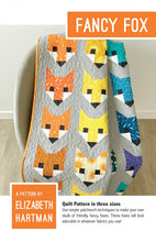 Load image into Gallery viewer, Fancy Fox - Quilt and pillow Pattern by Elizabeth Hartman
