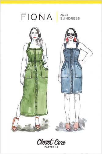 Fiona Sundress (15) - Sewing Pattern - Closet Core - Sizes 0-20
