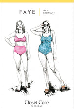 Load image into Gallery viewer, Faye Swimsuit (32) - Sewing Pattern - Closet Core - Sizes 0-20
