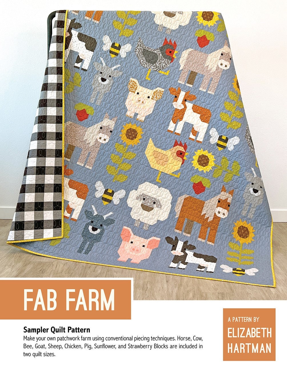 Fab Farm - Sampler Quilt Pattern by Elizabeth Hartman