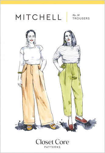 Mitchell Trousers (34) - Sewing Pattern - Closet Core - Sizes 0-20