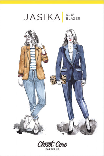 Jasika Blazer (17) - Sewing Pattern - Closet Core - Sizes 0-20