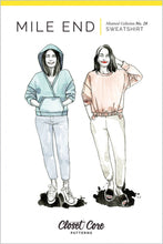 Load image into Gallery viewer, Mile End Sweatshirt (26) - Sewing Pattern - Closet Core - Sizes 0-20
