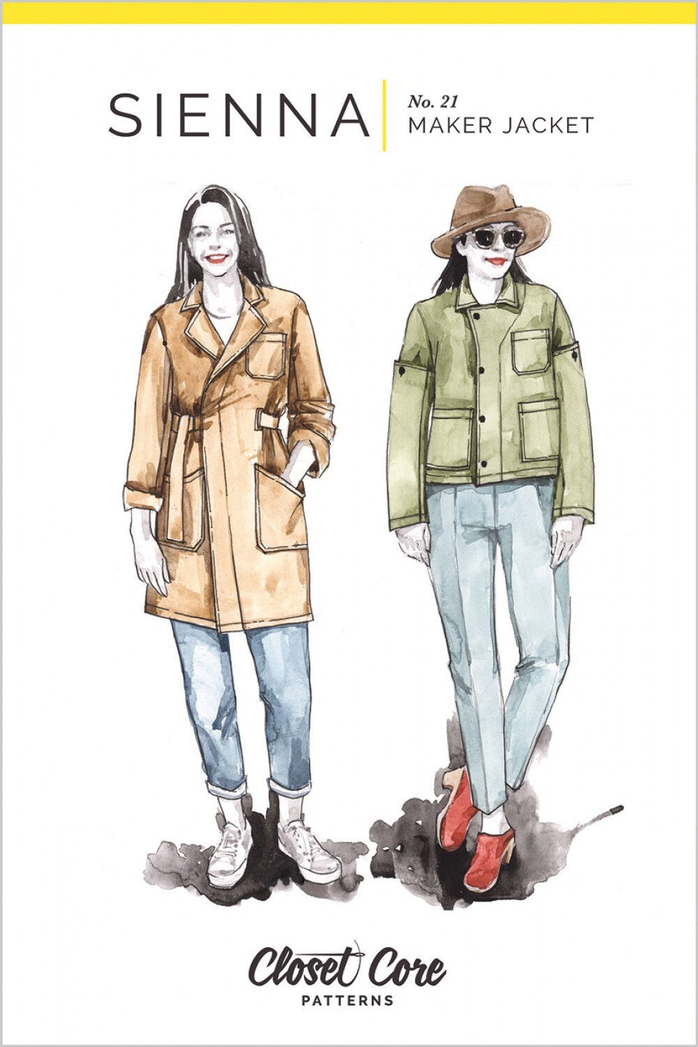 Sienna Maker Jacket (21) - Sewing Pattern - Closet Core - Sizes 0-20