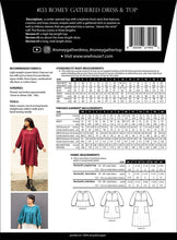 Load image into Gallery viewer, Romey Gathered Dress &amp; Top - Sew House Seven - 0-20 - Confident Beginner - Light Woven Fabrics
