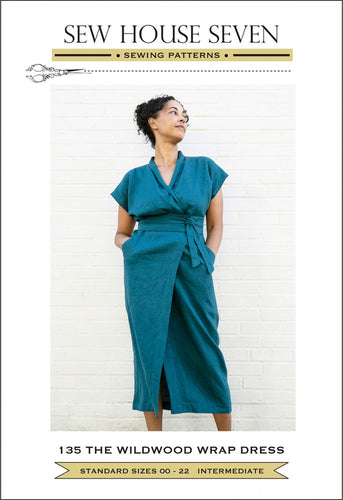 The Wildwood Wrap Dress - Sew House Seven - 00-22 - Intermediate - Linen or Lawn Fabrics