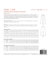 Load image into Gallery viewer, Cannes Wide Legged Trousers - Pattern by Liesl &amp; Co Sizes 0-20 - Diff 2/4
