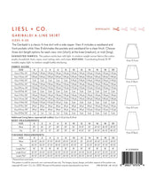 Load image into Gallery viewer, Garibaldi A-line Skirt - Pattern by Liesl &amp; Co - Sizes 0-20 - Diff 1/4
