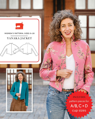 Yanaka Jacket - Sewing Pattern - Liesl & Co - Sizes 0-20