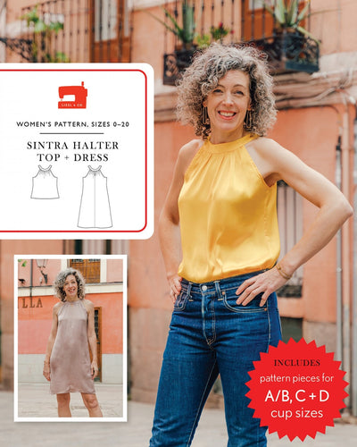 Sintra Halter Top & Dress - Pattern by Liesl & Co - Sizes 0-20 - Diff 2/4