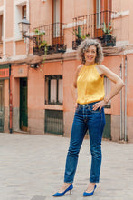 Load image into Gallery viewer, Sintra Halter Top &amp; Dress - Pattern by Liesl &amp; Co - Sizes 0-20 - Diff 2/4
