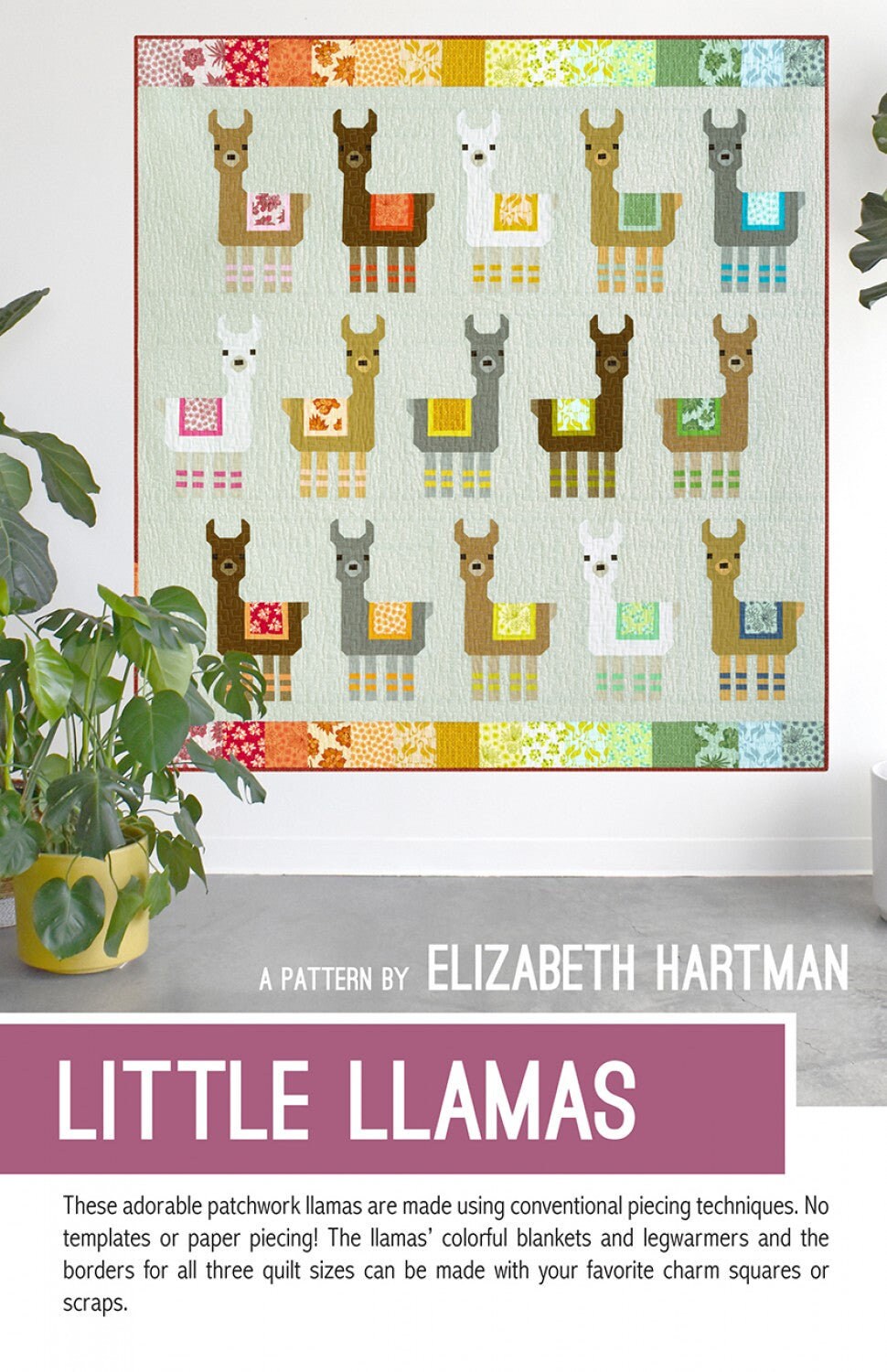 Little Llamas - Quilt Pattern by Elizabeth Hartman