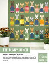 Load image into Gallery viewer, The Bunny Bunch - Patchwork Sampler Quilt Pattern by Elizabeth Hartman
