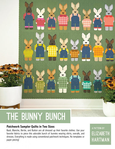 The Bunny Bunch - Patchwork Sampler Quilt Pattern by Elizabeth Hartman