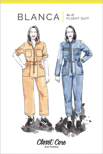 Blanca Flight Suit (22) - Sewing Pattern - Closet Core - Sizes 0-20