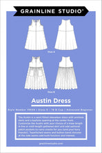 Load image into Gallery viewer, Austin Dress Pattern - Grainline Studio - Sizes 0-18 - Advanced Beginner
