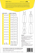 Load image into Gallery viewer, Jenny Overall &amp; Trousers (14) - Sewing Pattern - Closet Core - Sizes 0-20
